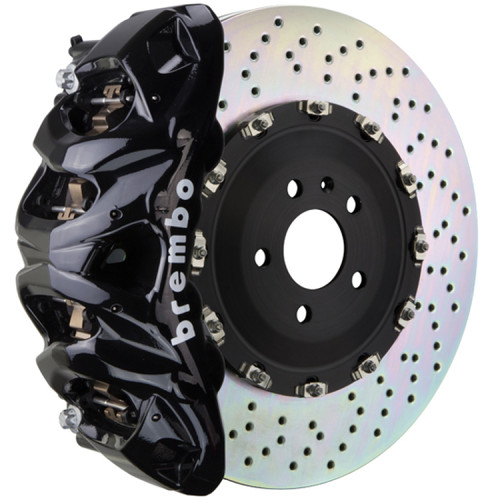Brembo 16-21 Land Cruiser (J200) Front GT BBK 8 Piston Cast 412x38 2pc Rotor Drilled-Black - 1Q1.9612A1 Photo - Primary