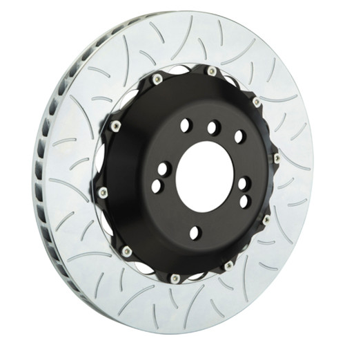 Brembo 02-05 996 GT2/996 Turbo (PCCB Eqpt) Rr 2-Piece Discs 350x28 2pc Rotor Slotted Type3 - 203.8004A Photo - Primary