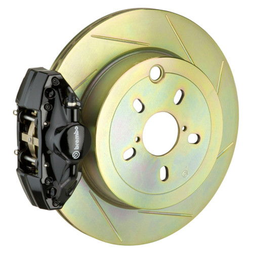 Brembo 08-14 WRX/10-14 Legacy 2.5i Rr GT BBK 2 Pist Cast 2pc 316 x20 1pc Rotor Slotted Type1-Black - 2E5.5002A1 Photo - Primary