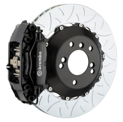 Brembo 89-98 Skyline/99-01 Skyline GTR Rr GT BBK 4 Pist Cast 345x28 2pc Rotor Slotted Type3-Black - 2P3.8025A1 Photo - Primary