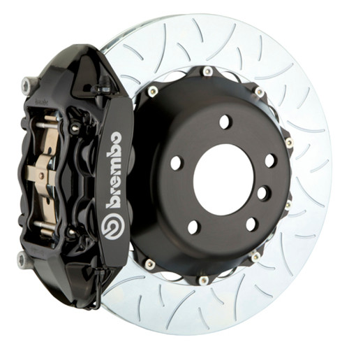 Brembo 03-07 Cayenne/S/Turbo Rr GT BBK 4Pis Cast 380x28 2pc Rotor Slotted Type3-Black - 2P3.9001A1 Photo - Primary