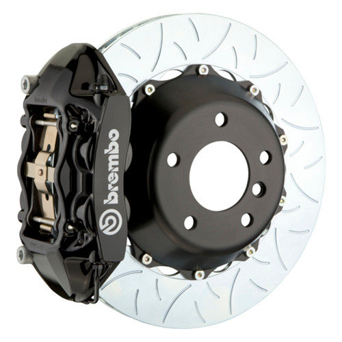 Brembo 08-13 M3 (E90/E92/E93) Rear GT BBK 4 Piston Cast 380x28 2pc Rotor Slotted Type-3-Black - 2S3.9016A1 Photo - Primary