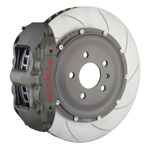 Brembo 95-98 993 C2/993 C4 PISTA Front Race BBK 4 Pist Cast 2pc 328 x32x6 4a 2pc Rotor T5-Clear HA - 3K2.6013A Photo - Primary