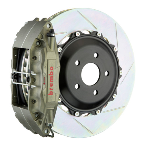 Brembo 15-23 Mustang PISTA Rear Race BBK 4 Piston Billet 2pc355x28 x54a 2pc Rotor T1-Clear HA - 4K2.8015A Photo - Primary