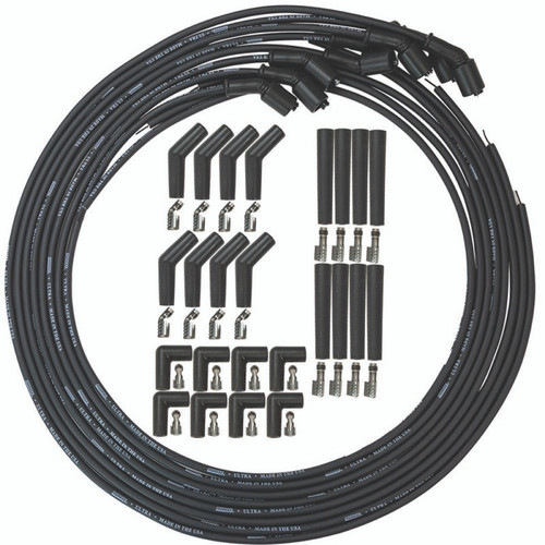 Moroso GM LS/LT 8mm Ultra 350 Universal Wire Set w/90/135/Straight Plug Ends - 73748 User 1