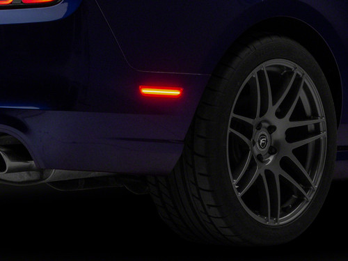Raxiom 10-14 Ford Mustang Axial Series LED Rear Marker Lights- Red - 428414 Photo - Primary