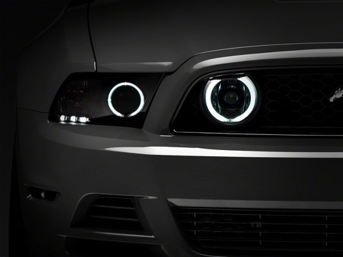Raxiom 13-14 Ford Mustang GT CCFL Halo Fog Lights- Chrome - 49176 Photo - Primary