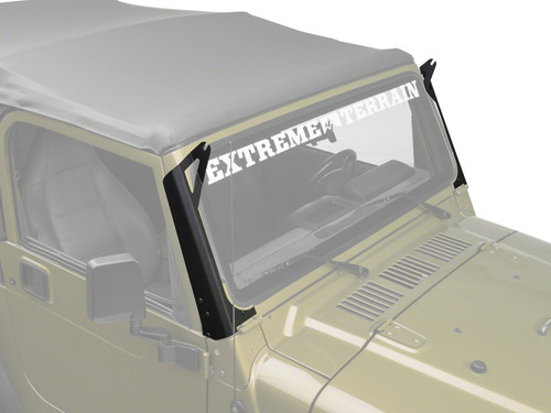 Raxiom 97-06 Jeep Wrangler TJ 50-In LED Light Bar Windshield Mount - J106745 Photo - Primary