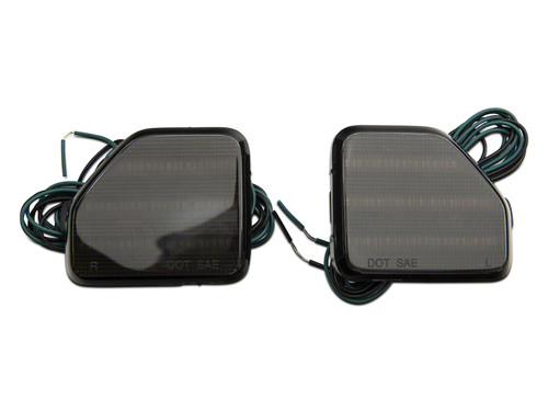 Raxiom 18-23 Jeep Wrangler JL Moab Rubicon Sahara Axial LED Rear Bumper Reflector Lights- Smoked - J134141-JL Photo - Primary