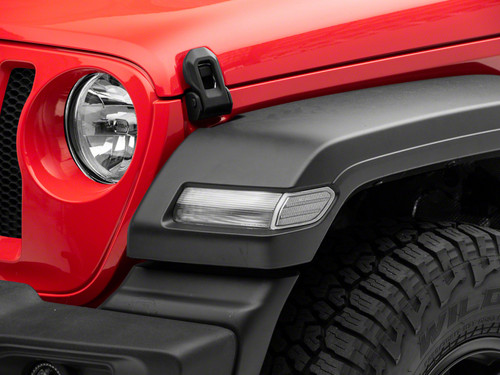 Raxiom 18-23 Jeep Wrangler JL Axial Series LED Fender Flare Marker Lights- Clear - J134142-JL Photo - Primary