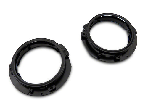 Raxiom 18-23 Jeep Wrangler JL 7-In Headlight Retro-Fit Kit w/ Harness- Blk Housing (Clear Lens) - J137648 Photo - Primary