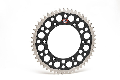 Renthal 91-24 KTM 125-525 EXC/SX/SX-F/XC/XC-W/XC-F Rear Twinring - Black 520-48P Teeth - 2240-520-48GPBK User 1