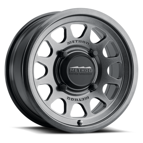 Method MR414 Bead Grip 15x7 / 4+3/13mm Offset / 4x136 / 106mm CB Graphite Wheel - MR414570471243 Photo - Primary