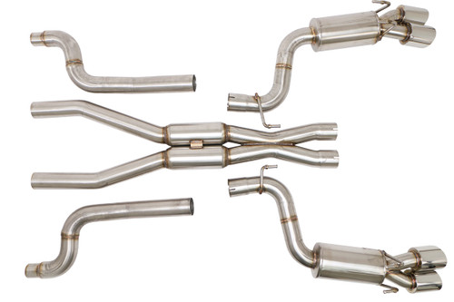 B&B Exhaust Chevy Camaro ZL1 PRT Axle Back Exhaust System (Round Tips) #FBOD-0715