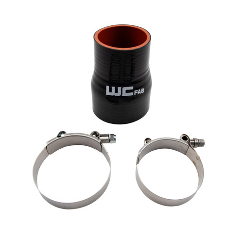 Wehrli 2.375in x 3in ID Straight Reducer 4.5in Long Silicone Boot and Clamp Kit - WCF207-105 User 1