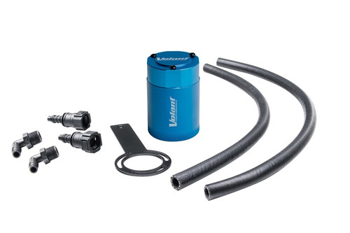 Volant 14-19 Chevrolat Silverado 1500 3oz Aluminum Oil Catch Can w/Mounting Bracket - Blue - VC0001 Photo - Primary