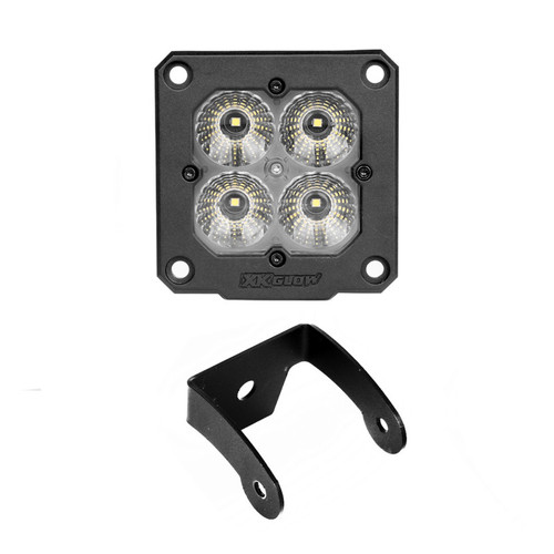 XK Glow Flush Mount XKchrome 20w LED Cube Light w/ RGB Accent Light Kit w/ Cntrlr - Flood Beam 2pc - XK065002-FL-KIT User 1