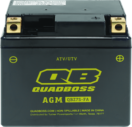 QuadBoss 06-08 Arctic Cat 50 DVX (02) Maintenance-Free AGM Battery - 401378 Photo - Primary