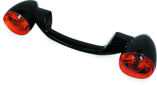 Bikers Choice 91-08 Touring 86-17 FLST Narrow Black Rear Turn Signal Bar Kit W/Amber Lens - 491157 Photo - Primary