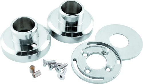 Bikers Choice Polished Stainless Steel Hidden External Forkstop Kit Cuctom - 493224 Photo - Primary