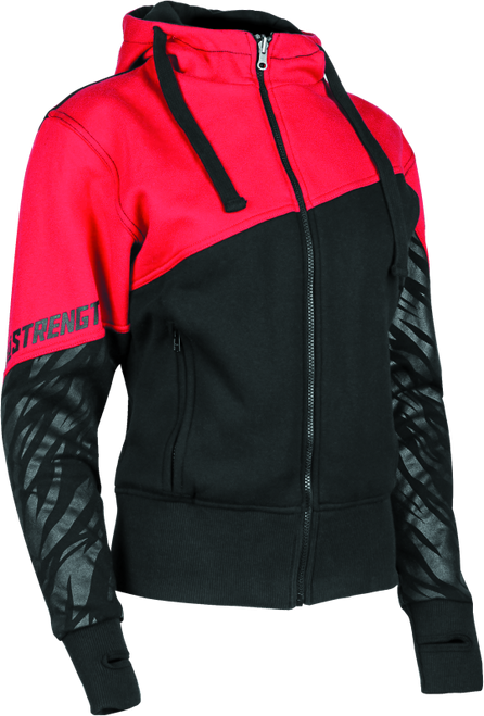Speed and Strength Cat Outa Hell Hoody Red/Black Womens - 2XL - 884453 User 3