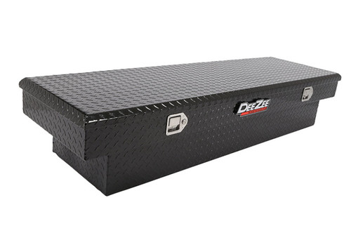 Deezee Universal Tool Box - Red Crossover - Single Lid Black BT Full Size - DZ 8170B User 1