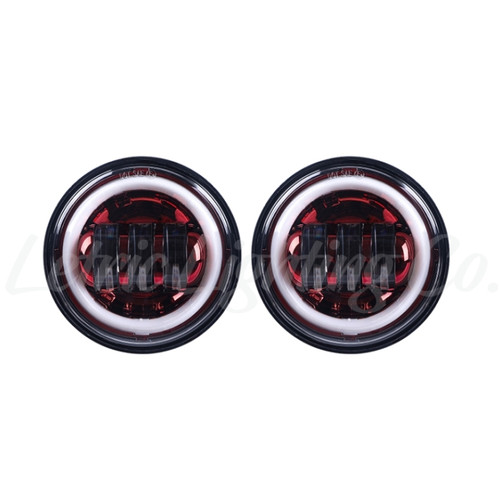 Letric Lighting 4.5 Passg Lamps Red/Full Halo - LLC-LPL-RH Photo - Primary