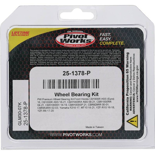 Pivot Works Pw Premium Wheel Bearing - 25-1378-P Photo - Primary