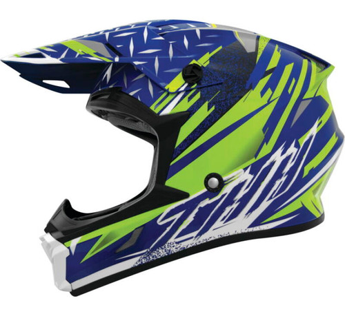 THH Helmets T710XR Assault Blue/Yellow - Small - 646187 Photo - Primary