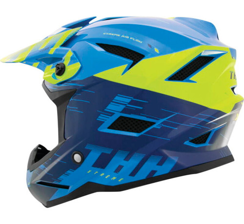 THH Helmets T-42 BMX Xtreme  Blue/Yellow Youth - Small - 647936 Photo - Primary