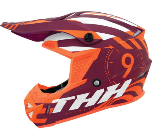 THH Helmets T730X Twister Purple/Orange - 2XL - 647998 Photo - Primary