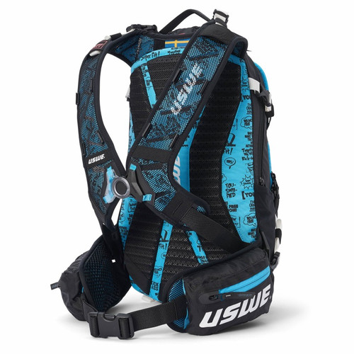 USWE Flow MTB Protector Pack 16L - Black/Malmoe Blue - 2162826 Photo - Primary