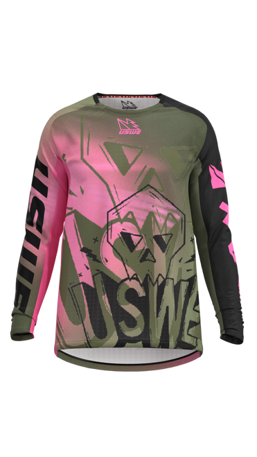 USWE Kalk Cartoon Off-Road Jersey Pink - 2XL - 80951041330108 User 1