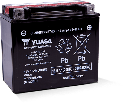 Yuasa YTX20HL-BS High Performance AGM Battery (Bottle Supplied) - YUAM620BH User 1