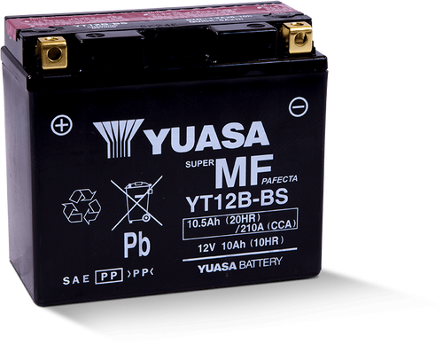 Yuasa YT12B-BS Maintenance Free 12 Volt AGM Battery (Bottle Supplied) - YUAM6212B User 1