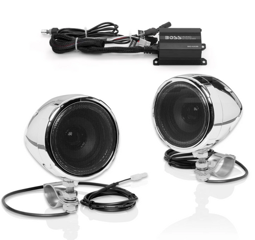 BOSS Audio Systems Motorcycle Speaker Amplifier/ Bluetooth/ 3in Speakers - MC420B User 1