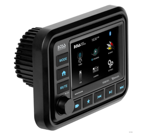 BOSS Audio Systems Marine Gauge Receiver/ 5in Touchscreen/ Amplified - MGV550B User 1