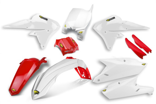 Cycra 14-18 Yamaha YZ250F/14-17 YZ450F Powerflow Body Kit White/Red - 1CYC-9312-42R Photo - Primary