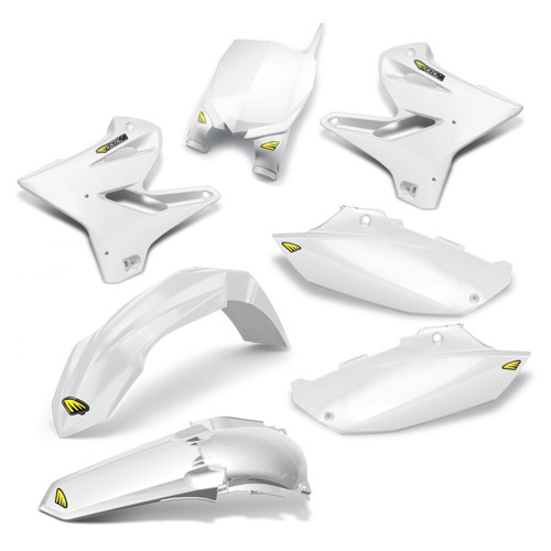 Cycra 05-14 Yamaha YZ125 Powerflow Body Kit White - 1CYC-9315-42 Photo - Primary