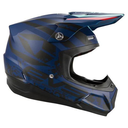 EVS T5 Grappler Helmet Matte Dark Blue - Medium - HE18T5G-DKBU-M User 1