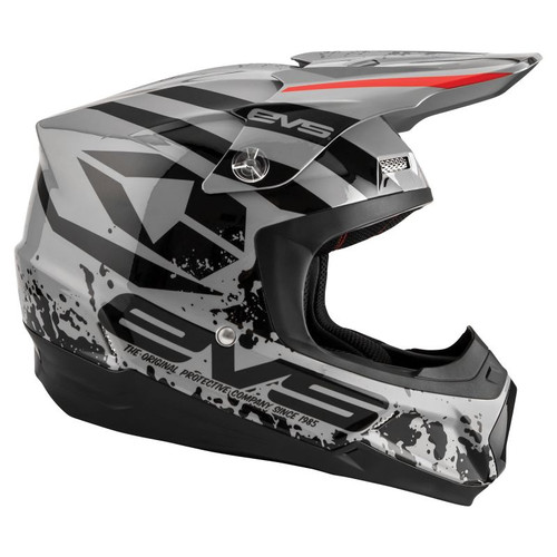 EVS T5 Grappler Helmet Grey - Small - HE18T5G-GY-S User 1