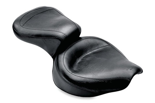 Mustang 58-84 Harley FX/FL Wide Touring 1PC Seat - Black - 75734 User 1