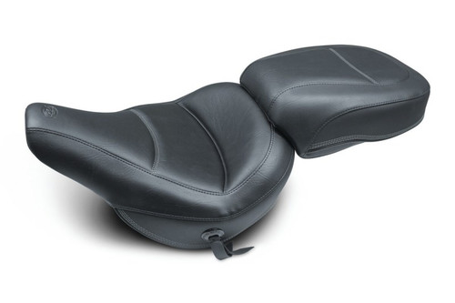 Mustang 18-21 Harley Heritage Classic & Deluxe Standard Touring Solo Seat - Black - 75880 User 1