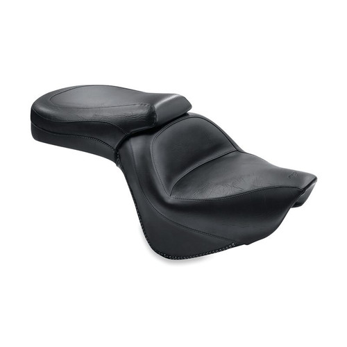 Mustang 06-21 Kawasaki Vulcan 900 Classic, Custom Standard Touring 1PC Seat - Black - 76127 User 1