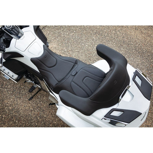 Mustang 18-19 Honda Gold Wing GL1800 Standard Touring 1PC Seat with Driver Backrest - Black - 79920 User 1