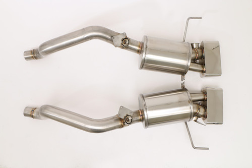 B&B Exhaust Chevy C7 Corvette Fusion Gen. 3 Axle Back Exhaust System Automatic Trans. Includes Grand Sport (Speedway Tips) #FCOR-0667