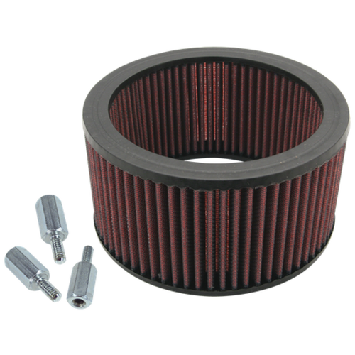 S&S Cycle Super E/G Carbs High Flow Air Filter Kit w/ Spacers For S&S Teardrop Air Cleaner - 17-0045 User 1