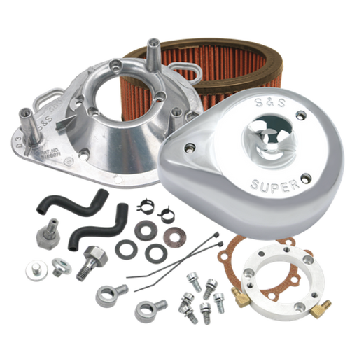 S&S Cycle 01-17 Stock EFI BT Models Teardrop Air Cleaner Kit - 170-0303B User 1