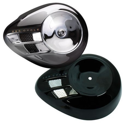 S&S Cycle Air Stream Air Cleaner Cover for all Stealth Applications - Gloss Black - 170-0396 Photo - Primary