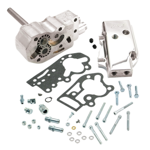 S&S Cycle 92-99 BT HVHP Oil Pump Kit - Polished - Universal - 31-6200 User 1